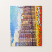 アムステルダム、オランダ ジグソーパズル (縦)