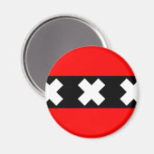 アムステルダム、オランダ マグネット (正面/裏面)