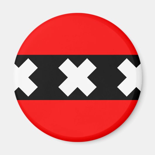 アムステルダム、オランダ マグネット (正面)