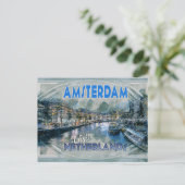 アムステルダム、シリーズから訪問… シーズンポストカード (スタンド正面)