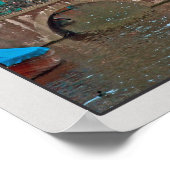 アムステルダム – シント・ニコラアスケルク ポスター (角)