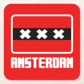 アムステルダム スクエアペーパーコースター (正面)