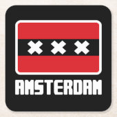アムステルダム スクエアペーパーコースター (正面)