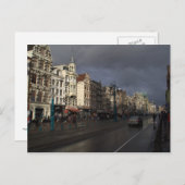 アムステルダム，ダムラク ポストカード (正面/裏面)