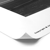 アムステルダム – プリンセングラクト運河の家 ポスター (角)