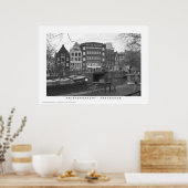 アムステルダム – プリンセングラクト運河の家 ポスター (キッチン)