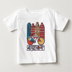 アムステルダム ベビーTシャツ
