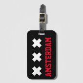 アムステルダム ラゲッジタグ (正面縦)