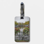 アムステルダム – 自転車 – 荷札 ラゲッジタグ (裏面縦)