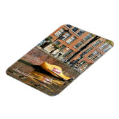 アムステルダム、運河、木靴船 マグネット (左側)