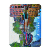 アムステルダム。静かな港。 マグネット (縦)