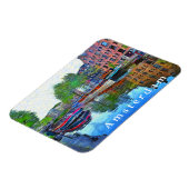 アムステルダム。静かな港。 マグネット (左側)