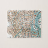 アムステルダム(1905年)のヴィンテージの地図 ジグソーパズル (横)