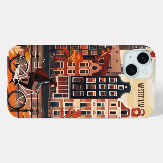 アムステルダム Case-Mate iPhoneケース (裏面 (横))