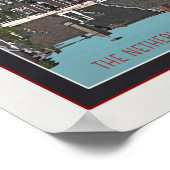 アムステルダム – Keizersgracht-RGrachtCentrum ポスター (角)