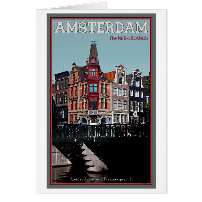 アムステルダム- Leidsestraat - Keizersgracht (正面)