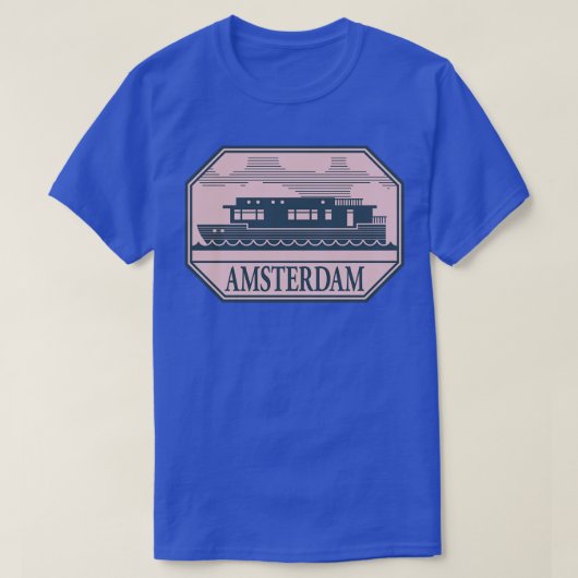 アムステルダム Tシャツ (デザイン正面)