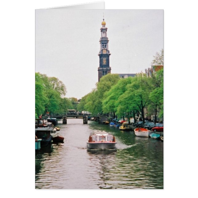 アムステルダムCanalboatカード (正面)