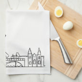 アムステルダムDishtowel キッチンタオル (四つ折り)