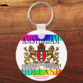 アムステルダムHOLLAND KEYCHAIN@MOJISOLA A GBADAMOSI OK キーホルダー (正面)