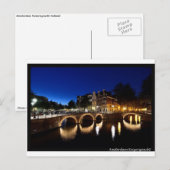 アムステルダムKeizersgracht、はがき ポストカード (正面/裏面)