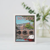 アムステルダムKeizersgracht ポストカード (スタンド正面)