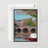 アムステルダムKeizersgracht ポストカード (正面/裏面)