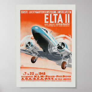 アムステルヴェンELTA IIオランダヴィンテージポスター1948 ポスター