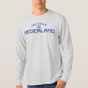 アムステ動揺してルダムネダーランド(オランダ) Tシャツ