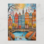 アムステ最高のルダムのウィズお洒落秋 ポストカード (正面)