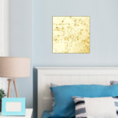 アムスモダンタエレガントステルダムのギフトマップ、オランダ 箔ポスター (インサイチュ (寝室))