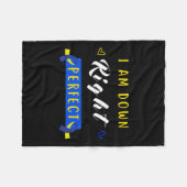 アムダウンライトパーフェクトシンドローム認識度ノベルティ フリースブランケット (正面(横))