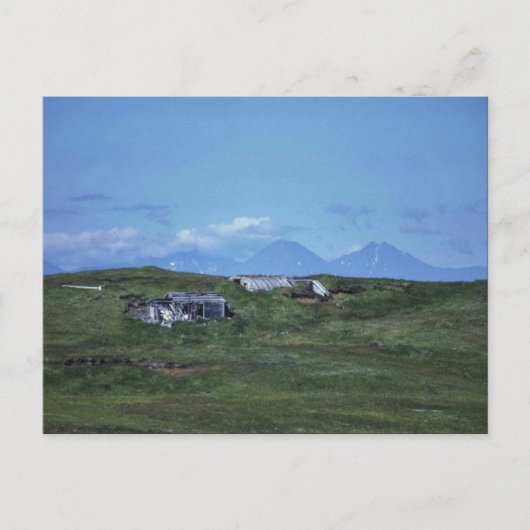 アムチッカ島のWW IIクオンストハット ポストカード (正面)