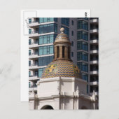 アムトラックトレインのサンディエゴのサンタフェデポ ポストカード (正面/裏面)