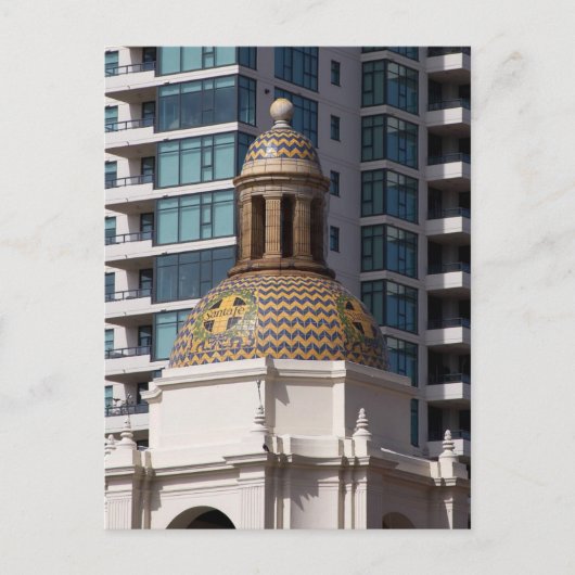 アムトラックトレインのサンディエゴのサンタフェデポ ポストカード (正面)