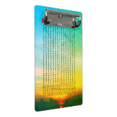 アムハラ語アルファベットエチオピア語 ミニクリップボード (アングル)