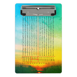 アムハラ語アルファベットエチオピア語 ミニクリップボード