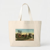 アムハーストの大学Reproのヴィンテージ1912年 ラージトートバッグ (正面)