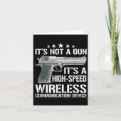 アムモおもしろいガンラバーズことわざガンオーナーギフトアイディア カード (正面)