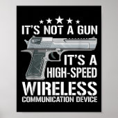 アムモおもしろいガンラバーズことわざガンオーナーギフトアイディア ポスター (正面)