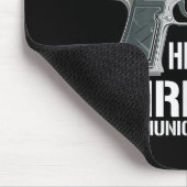 アムモおもしろいガンラバーズことわざガンオーナーギフトアイディア マウスパッド (コーナー)