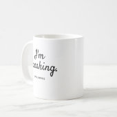 アムラおもしろいハ話・ハリス民主党政権 コーヒーマグカップ (正面左)