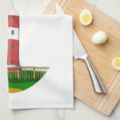 アムラムライトハウスドイツ キッチンタオル (四つ折り)