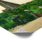 アムンセンの北極圏の眺め ポスター (角)