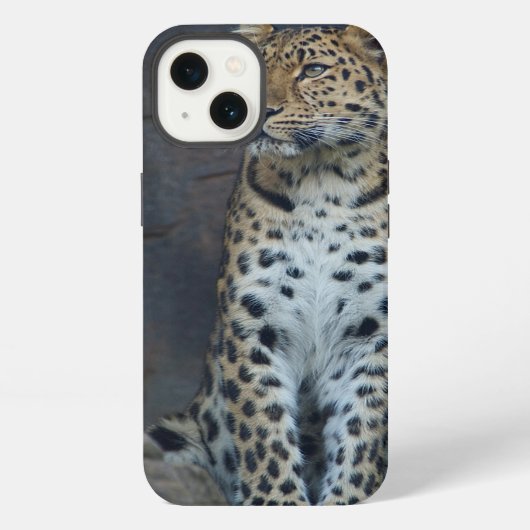 アムールのヒョウのiPhone6ケース iPhoneケース (裏面)