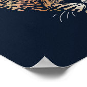 アムールジャガーワイルドライフプリント |ジャガープリント ポスター (角)