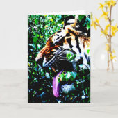 アムールタイガーグッチナ カード (黄色い花)