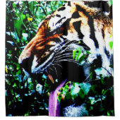 アムールタイガー シャワーカーテン (正面)