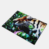 アムールタイガー ドアマット (アングル)