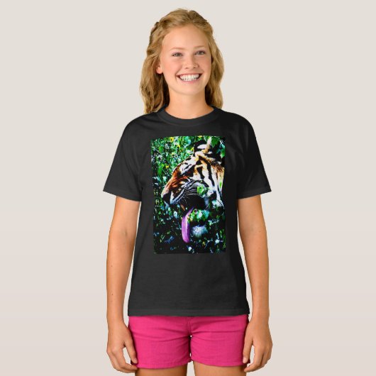 アムールタイガー Tシャツ (正面フル)